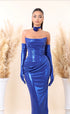 Ela - Strapless dress with ruched bodice